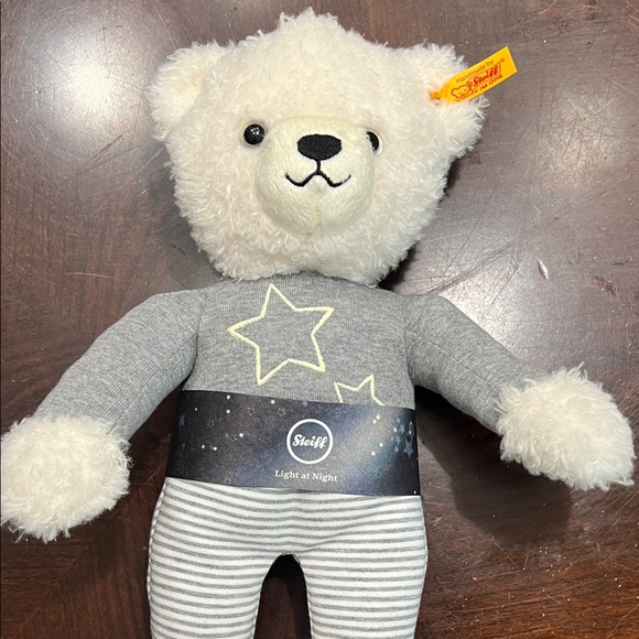 Steiff “Light at Night” NEW Glow in the Dark Starry Night Teddy Bear SOLD OUT - Picture 5 of 7